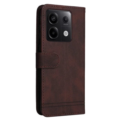For Xiaomi Redmi Note 13 Pro 5G / Poco X6 5G Leather Case with Strap Phone Wallet Stand Cover