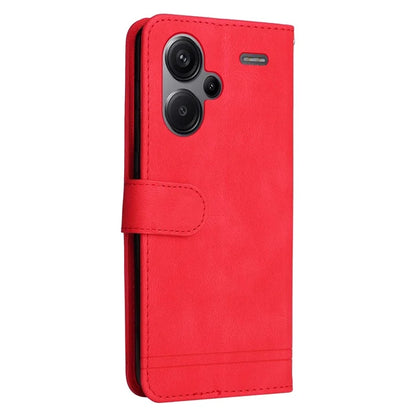 For Xiaomi Redmi Note 13 Pro+ 5G Wallet Case Skin-touch Leather Phone Cover with Strap