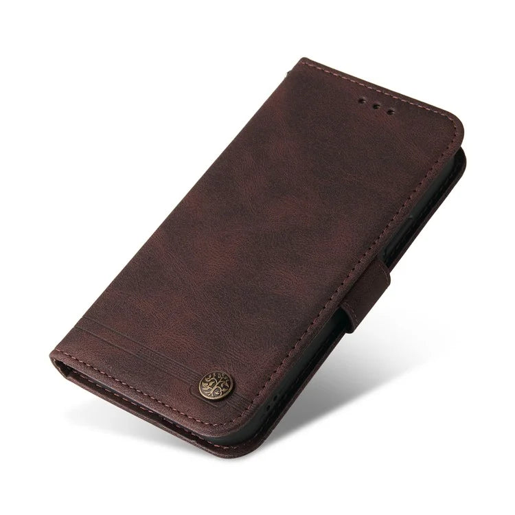 For Xiaomi Redmi Note 13 Pro+ 5G Wallet Case Skin-touch Leather Phone Cover with Strap