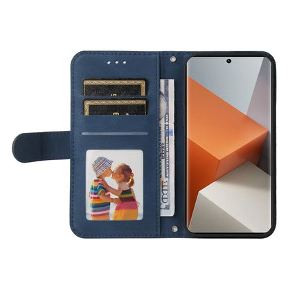 For Xiaomi Redmi Note 13 Pro+ 5G Wallet Case Skin-touch Leather Phone Cover with Strap