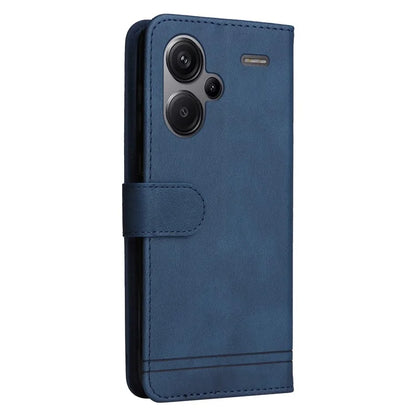 For Xiaomi Redmi Note 13 Pro+ 5G Wallet Case Skin-touch Leather Phone Cover with Strap