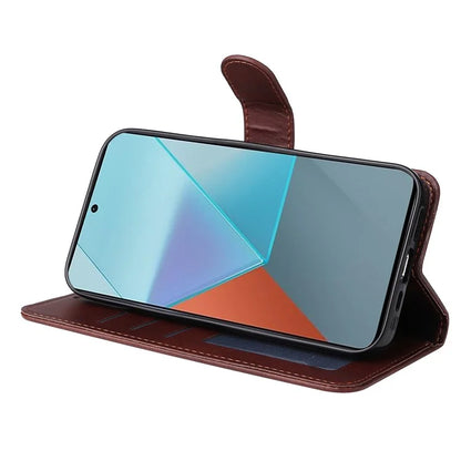 For Xiaomi Redmi Note 13 Pro 5G / Poco X6 5G Case with Strap Leather Phone Cover Wallet Stand