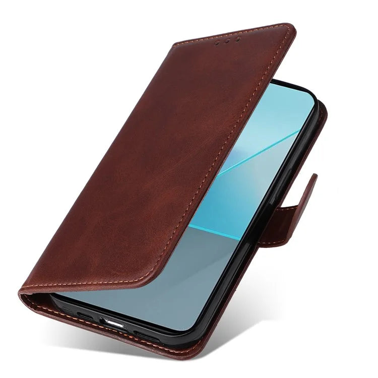 For Xiaomi Redmi Note 13 Pro 5G / Poco X6 5G Case with Strap Leather Phone Cover Wallet Stand