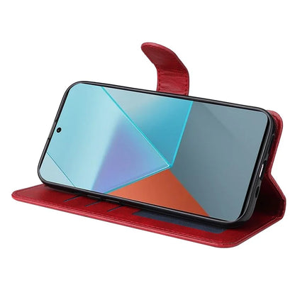 For Xiaomi Redmi Note 13 Pro 5G / Poco X6 5G Case with Strap Leather Phone Cover Wallet Stand