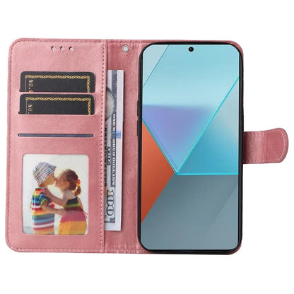 For Xiaomi Redmi Note 13 Pro 5G / Poco X6 5G Case with Strap Leather Phone Cover Wallet Stand