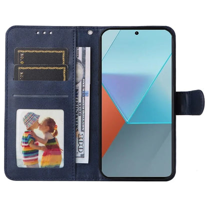 For Xiaomi Redmi Note 13 Pro 5G / Poco X6 5G Case with Strap Leather Phone Cover Wallet Stand