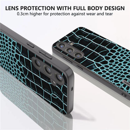 ABEEL For Samsung Galaxy S24 Crocodile Texture Phone Case Camera Protection Cover
