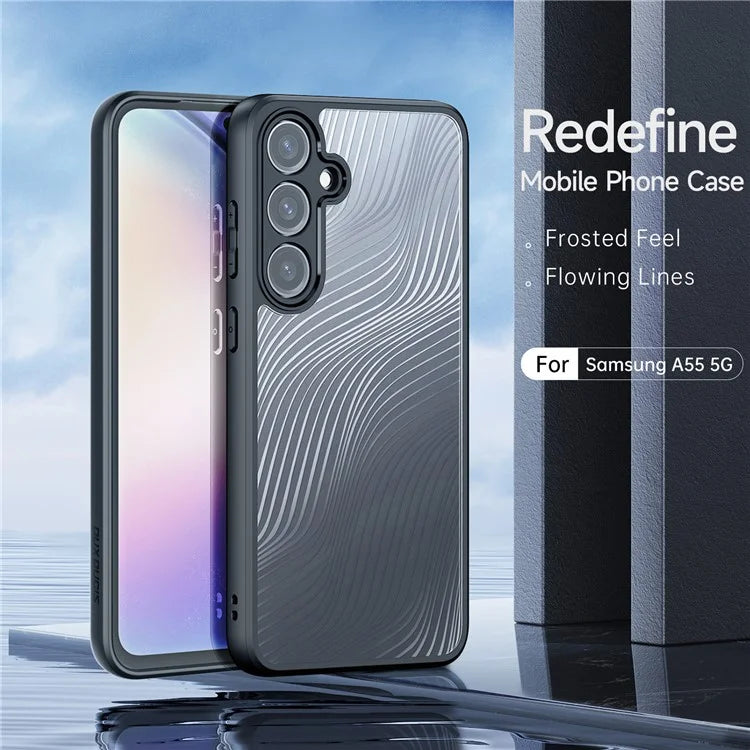 DUX DUCIS Aimo Series For Samsung Galaxy A55 5G Case Anti-fall PC+TPU Cover (REACH Certification)