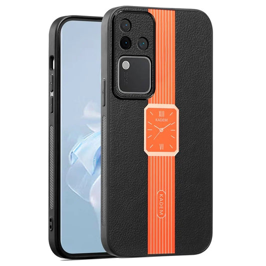 KADEM For vivo S18 Pro 5G Watch Pattern Cover Acrylic+TPU+PU Cell Phone Case