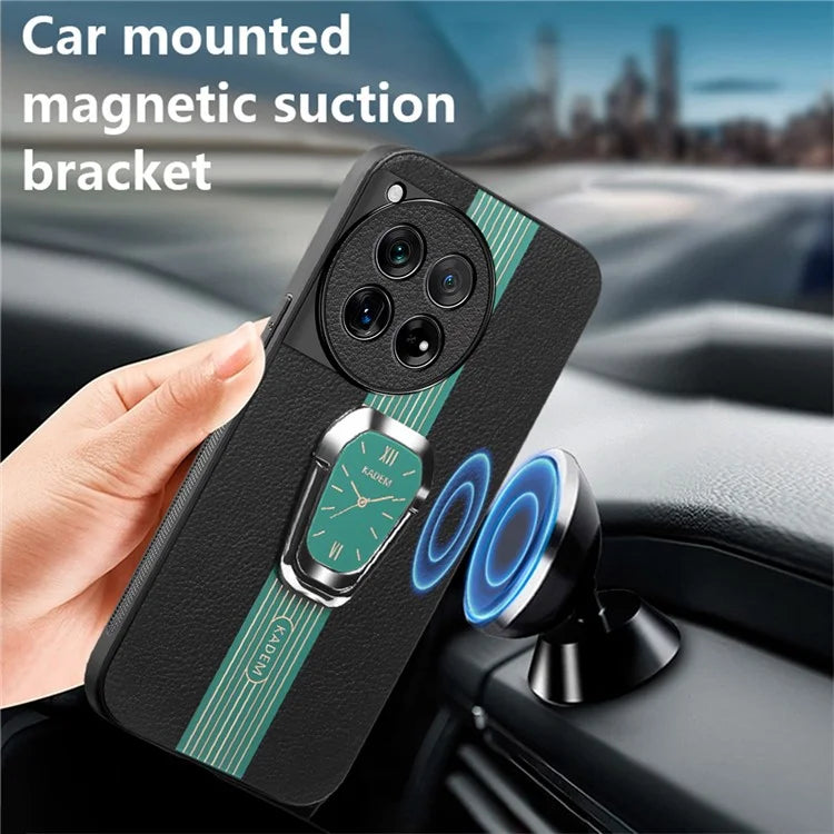 KADEM Kickstand Shell for OnePlus 12 5G , Cell Phone Cases Electroplating Back Cover