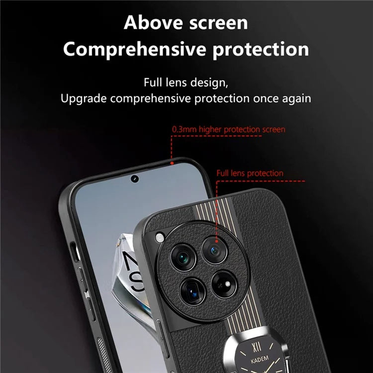KADEM Kickstand Shell for OnePlus 12 5G , Cell Phone Cases Electroplating Back Cover