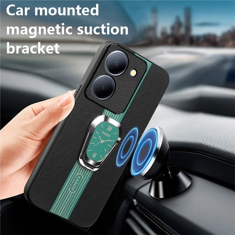 KADEM Kickstand Shell for vivo Y100i 5G Electroplating Cell Phone Back Case