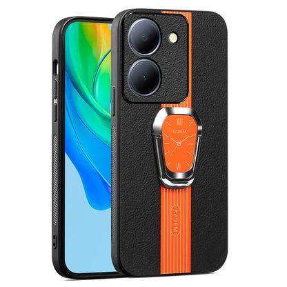 KADEM Kickstand Shell for vivo Y100i 5G Electroplating Cell Phone Back Case