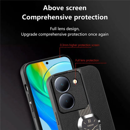 KADEM Kickstand Shell for vivo Y100i 5G Electroplating Cell Phone Back Case