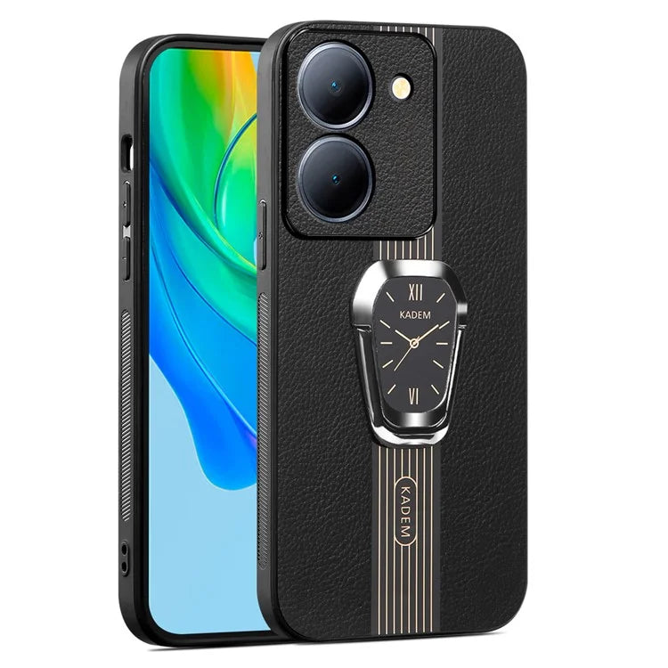 KADEM Kickstand Shell for vivo Y100i 5G Electroplating Cell Phone Back Case
