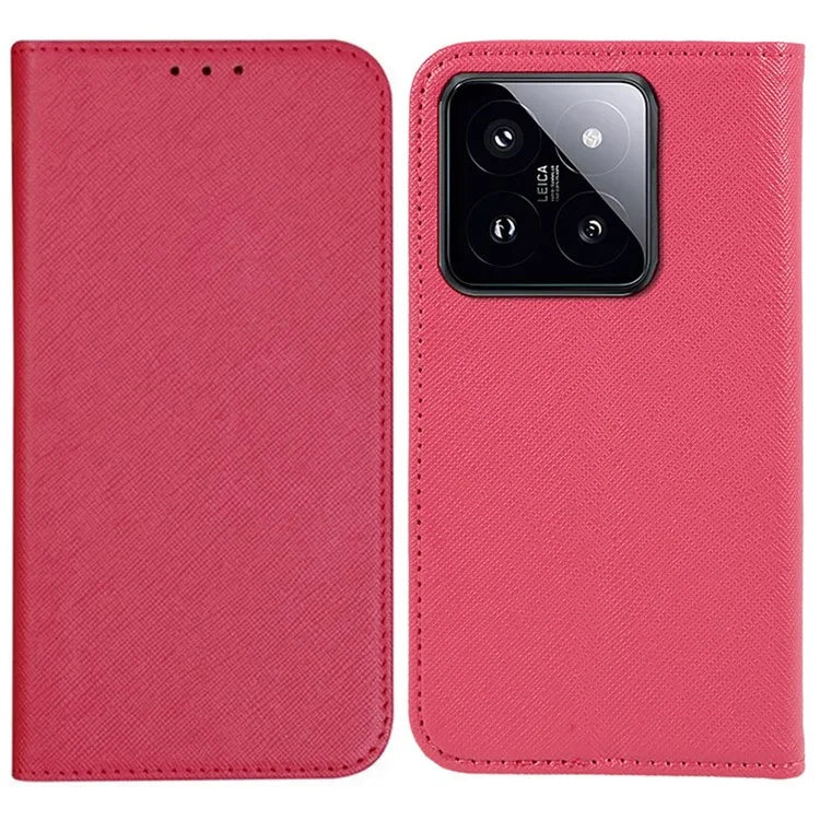 For Xiaomi 14 Pro Cell Phone Case Wallet Support Stand Magnetic Auto Closing Shockproof Cover