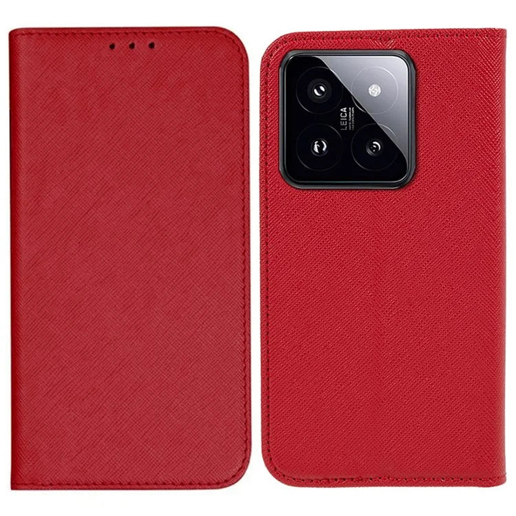 For Xiaomi 14 Pro Cell Phone Case Wallet Support Stand Magnetic Auto Closing Shockproof Cover