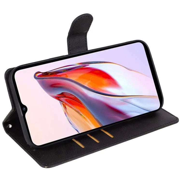 PU Leather Case for Xiaomi 14 Pro Phone Shell Anti-drop Magnetic Clasp Card Holder Cover