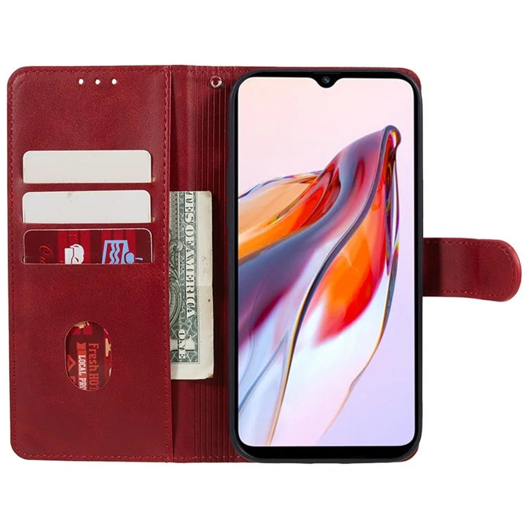 PU Leather Case for Xiaomi 14 Pro Phone Shell Anti-drop Magnetic Clasp Card Holder Cover