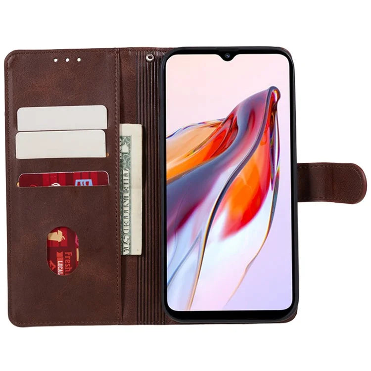 PU Leather Case for Xiaomi 14 Pro Phone Shell Anti-drop Magnetic Clasp Card Holder Cover