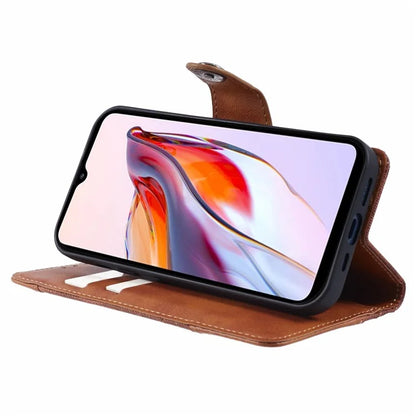 For Xiaomi 14 Pro Magnetic Case Splicing PU Leather+TPU Smart Phone Wallet Cover
