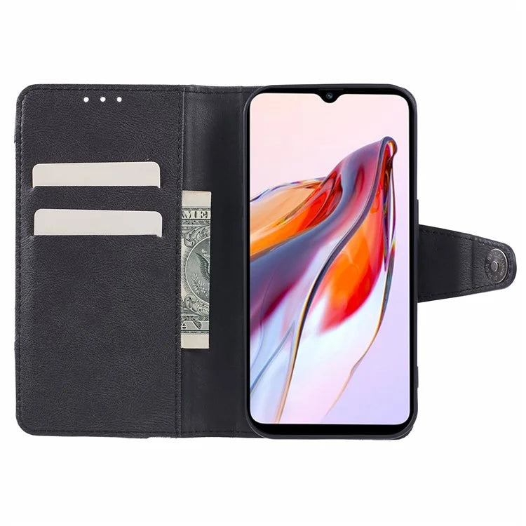 For Xiaomi 14 Pro Magnetic Case Splicing PU Leather+TPU Smart Phone Wallet Cover