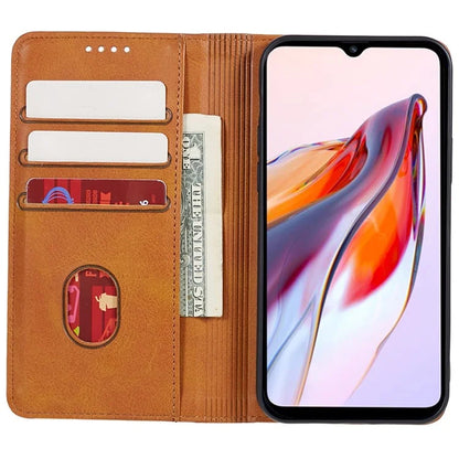 For Xiaomi 14 PU Leather Case Anti-fall Calf Texture Business Style Stand Wallet Phone Cover