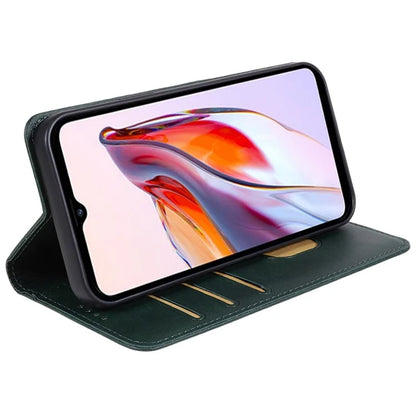 For Xiaomi 14 PU Leather Case Anti-fall Calf Texture Business Style Stand Wallet Phone Cover