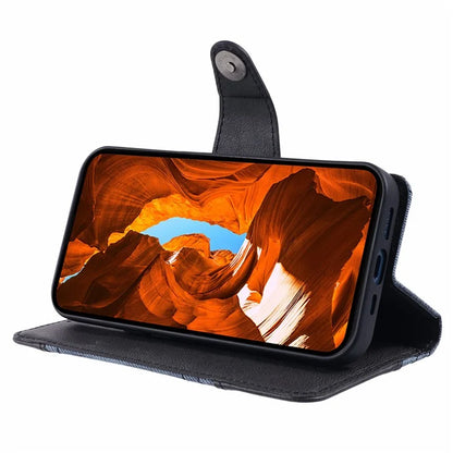 For Google Pixel 8 Case Splicing PU Leather Drop-proof Card Slots Phone Guard Cover
