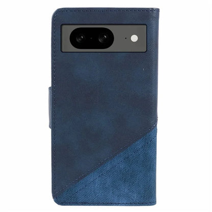 For Google Pixel 8 Case Splicing PU Leather Drop-proof Card Slots Phone Guard Cover