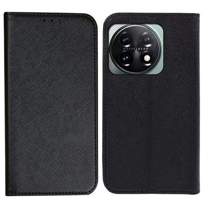 For OnePlus 11 5G Cell Phone Case Support Stand Magnetic Closing PU Leather Shockproof Shell