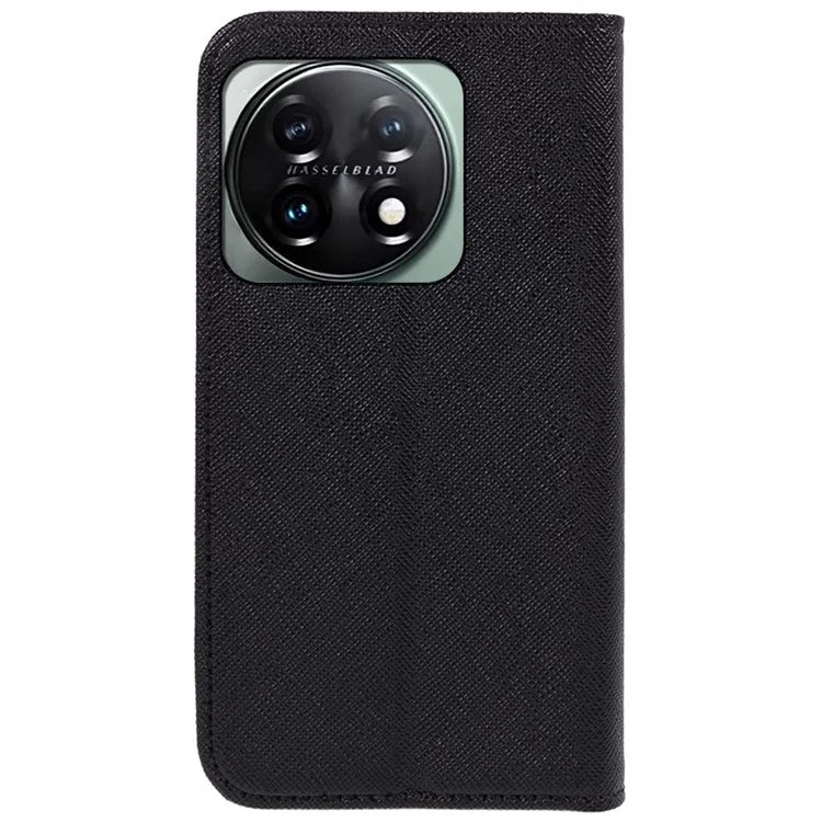 For OnePlus 11 5G Cell Phone Case Support Stand Magnetic Closing PU Leather Shockproof Shell
