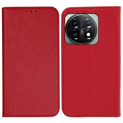 For OnePlus 11 5G Cell Phone Case Support Stand Magnetic Closing PU Leather Shockproof Shell