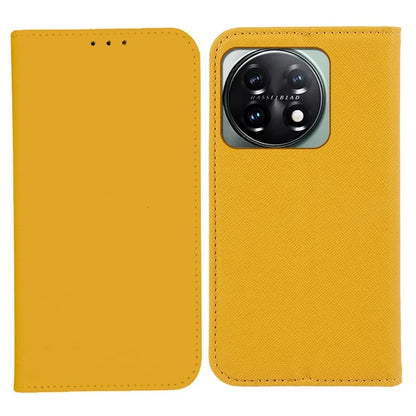 For OnePlus 11 5G Cell Phone Case Support Stand Magnetic Closing PU Leather Shockproof Shell