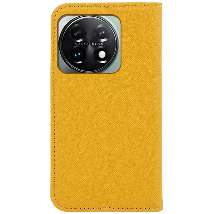 For OnePlus 11 5G Cell Phone Case Support Stand Magnetic Closing PU Leather Shockproof Shell