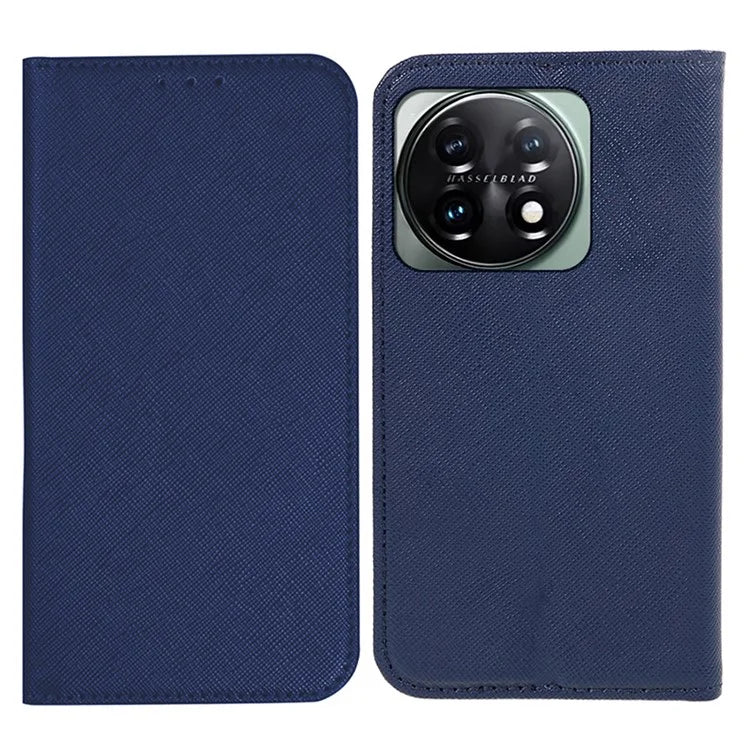 For OnePlus 11 5G Cell Phone Case Support Stand Magnetic Closing PU Leather Shockproof Shell