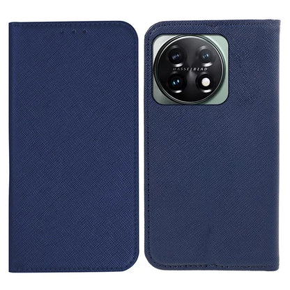 For OnePlus 11 5G Cell Phone Case Support Stand Magnetic Closing PU Leather Shockproof Shell