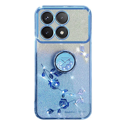 KADEM For Xiaomi Redmi K70 5G / K70 Pro 5G Ring Kickstand Cell Phone Case Glitter TPU Cover
