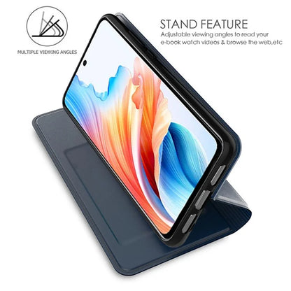 For Oppo A2 5G Stand Case Card Holder PU Leather Phone Cover