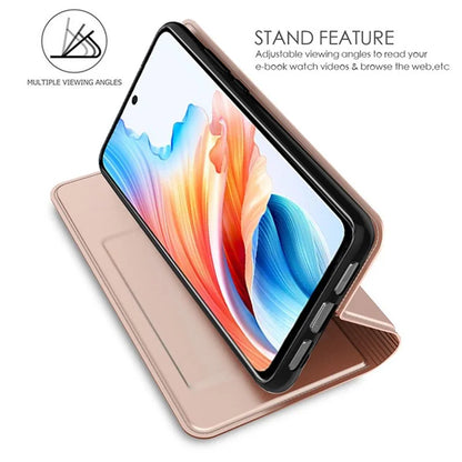 For Oppo A2 5G Stand Case Card Holder PU Leather Phone Cover