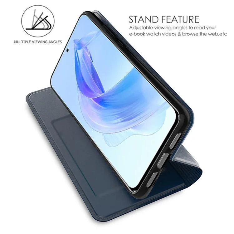 For Honor X50i+ 5G Card Holder PU Leather Case Anti-Scratch Phone Shell