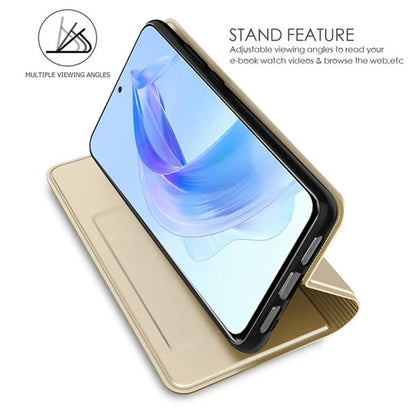 For Honor X50i+ 5G Card Holder PU Leather Case Anti-Scratch Phone Shell