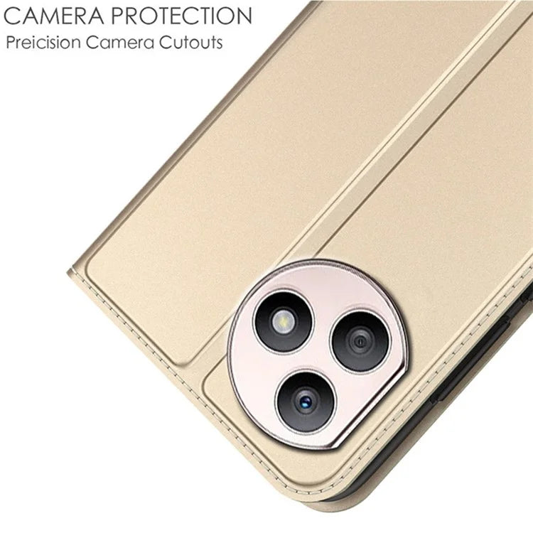 For Honor X50i+ 5G Card Holder PU Leather Case Anti-Scratch Phone Shell