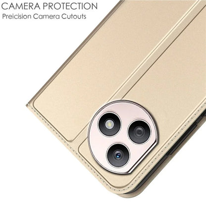 For Honor X50i+ 5G Card Holder PU Leather Case Anti-Scratch Phone Shell
