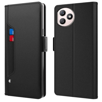 For Honor X50i+ 5G Cases Built-in Mirror PU Leather Stand Phone Shell