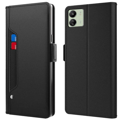 For Xiaomi Redmi 13C 4G / Poco C65 4G Phone Cases Mirror PU Leather Stand Magnetic Cover