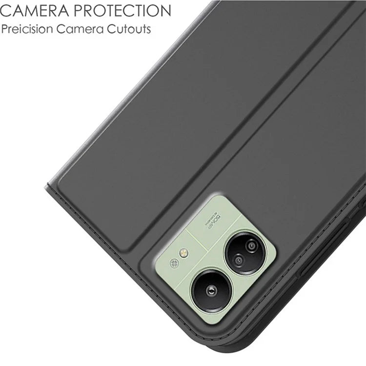 For Xiaomi Redmi 13C 4G / Poco C65 4G Case Card Holder PU Leather Magnetic Phone Cover