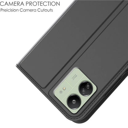 For Xiaomi Redmi 13C 4G / Poco C65 4G Case Card Holder PU Leather Magnetic Phone Cover