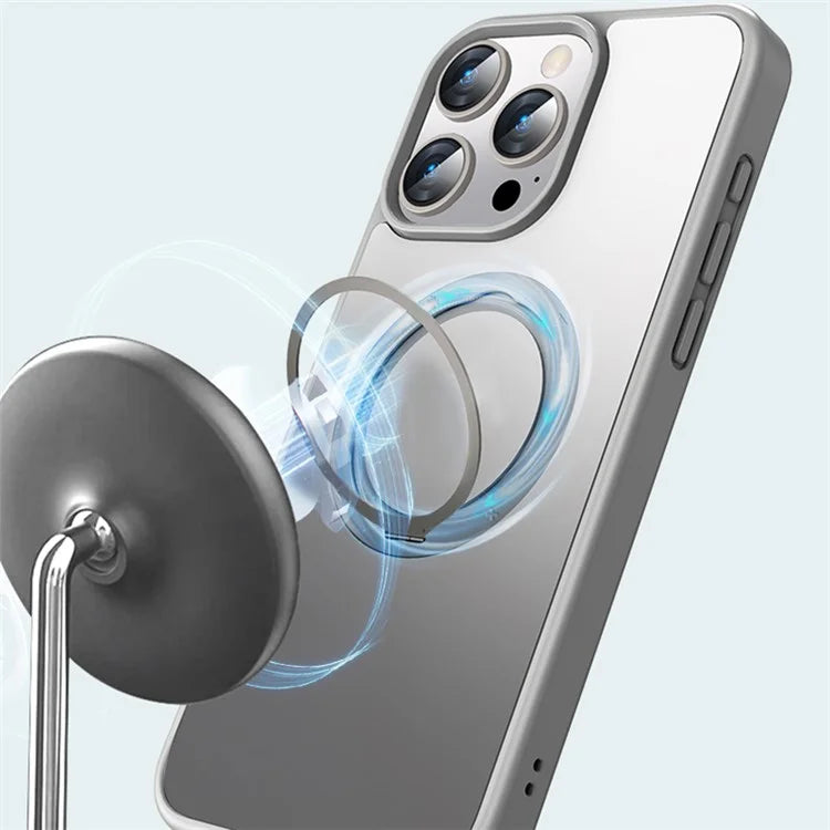 X-LEVEL For iPhone 15 Pro Max Magnetic Phone Case Ring Holder Kickstand