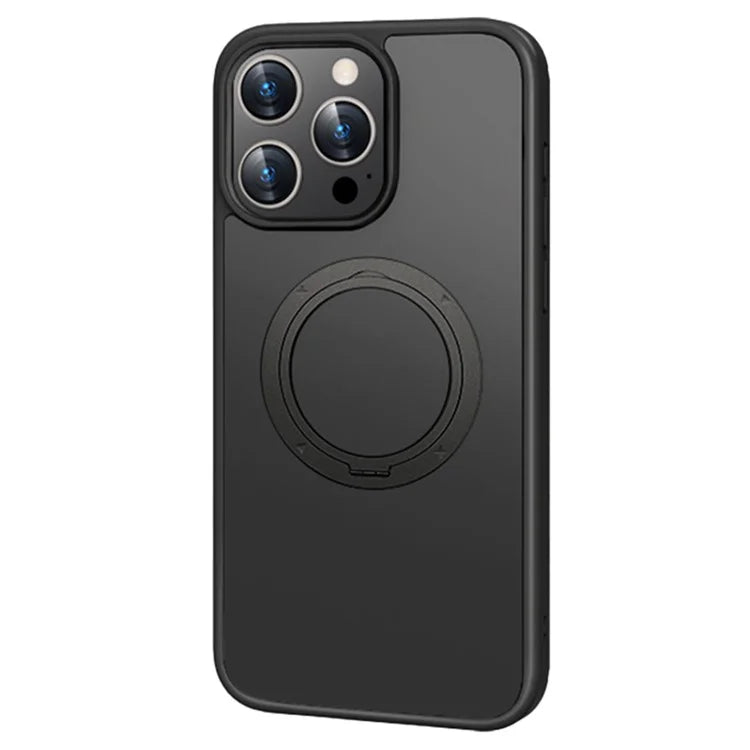 X-LEVEL For iPhone 15 Pro Max Magnetic Phone Case Ring Holder Kickstand
